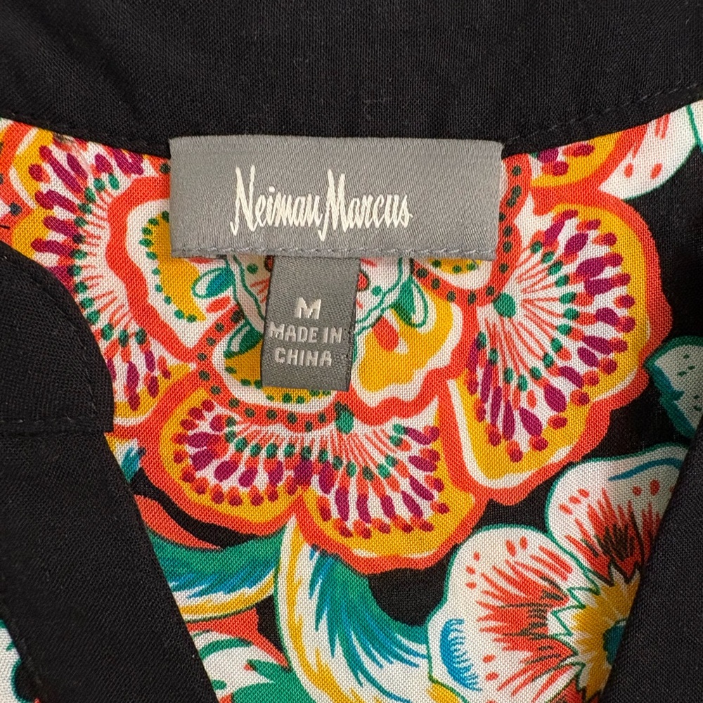 NEIMAN MARCUS • Women's Floral Midi Dress • Size M - Picture 3 of 5